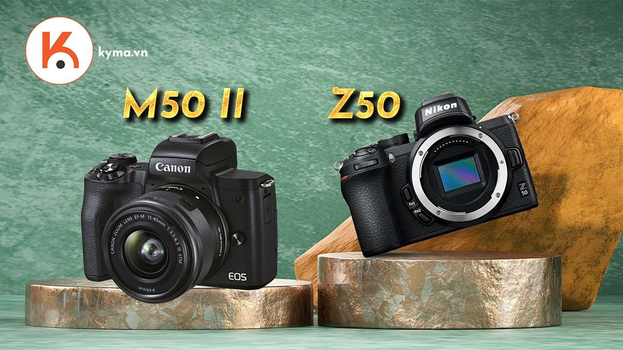 Canon EOS M50 Mark II so găng Nikon Z50