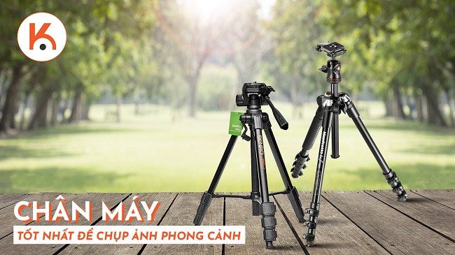 Chân máy chụp ảnh phong cảnh là một trong những vật dụng không thể thiếu đối với những người yêu thích chụp ảnh. Điều chỉnh độ cao và độ nghiêng sẽ giúp bạn có được những góc máy đẹp nhất và định vị máy ảnh với độ ổn định tối đa.