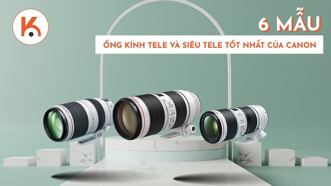 6 mẫu ống kính tele và siêu tele tốt nhất của Canon