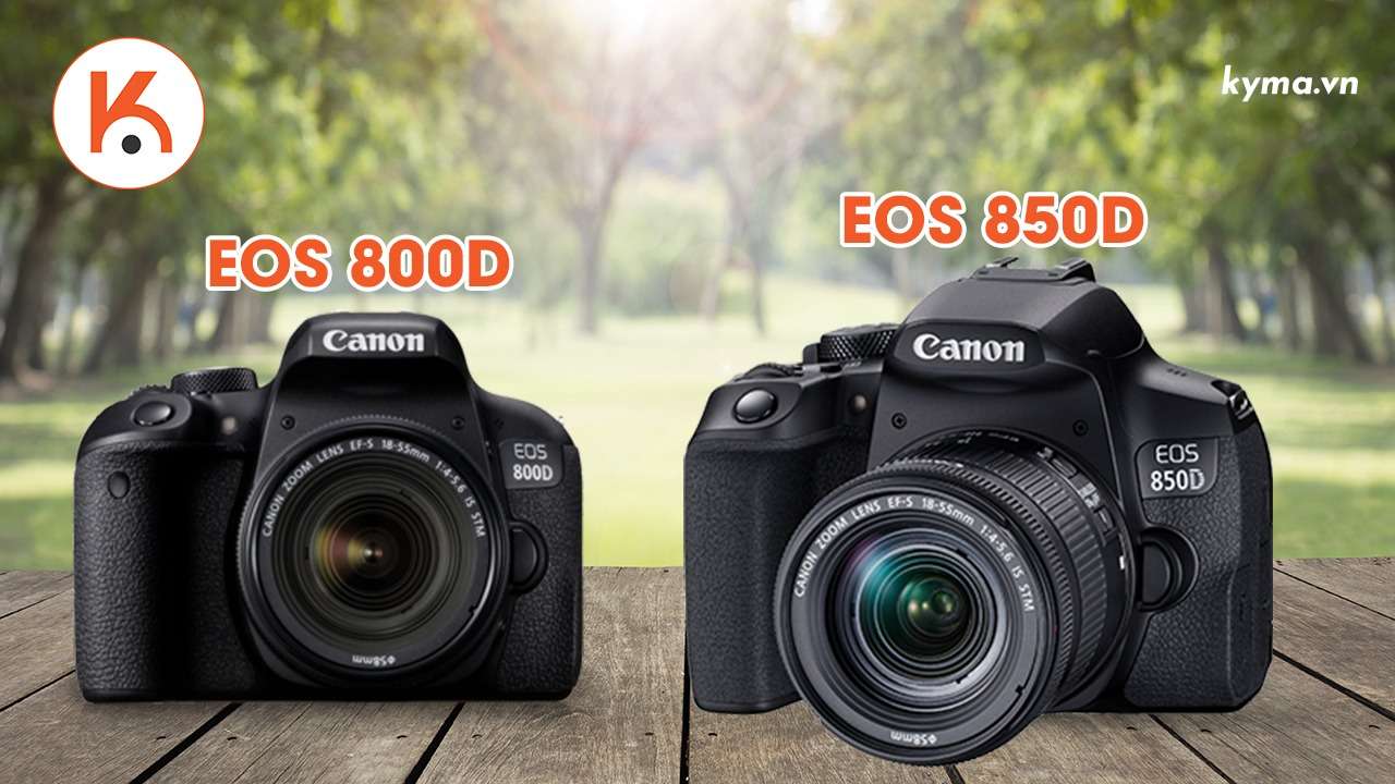 So sánh Canon EOS 850D và EOS 800D