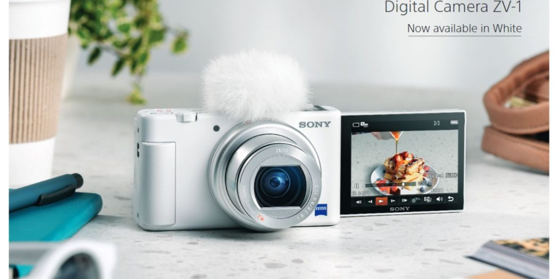 Máy ảnh Sony CyberShot ZV-1/ Trắng -2