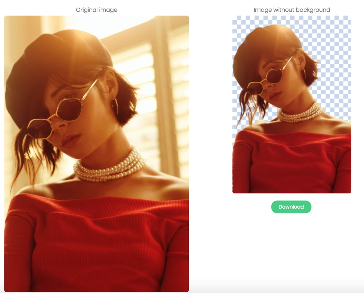 Xóa nền ảnh không cần Photoshop bằng website 