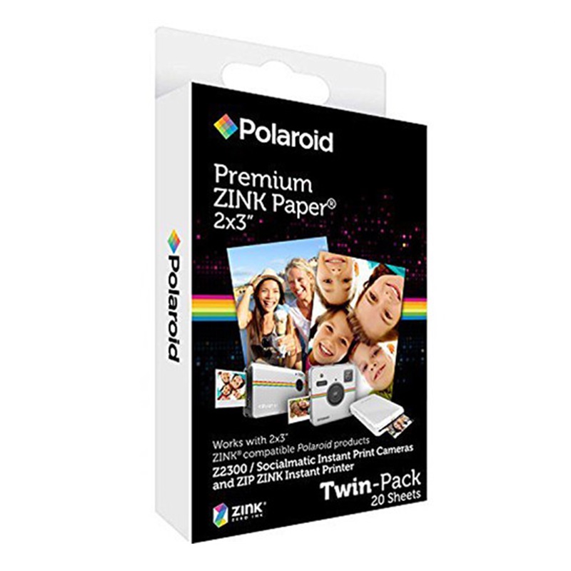 Giấy In Ảnh Polaroid Zip 2x3 Zink 20 PK Premium