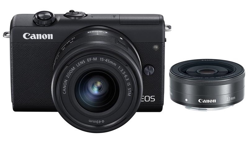Máy ảnh Canon EOS M200 Kit 15-45mm + Canon EF-M22mm F2 STM (nhập khẩu)