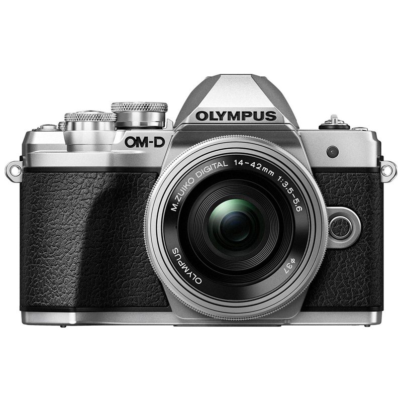Máy ảnh Olympus OM-D E-M10 Mark III kit ED14-42mm F3.5-5.6 EZ/ Bạc