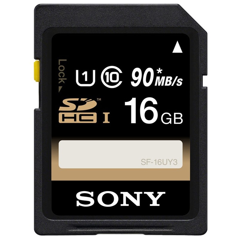 Thẻ nhớ SDHC Sony 16GB 90Mb/70Mb/s (SF-16UY3) giá tốt