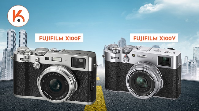 Fujifilm X100V so với X100F
