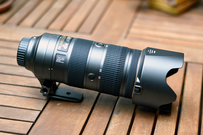 Nikon AF-S 70-200mm f2.8E FL ED VRカメラ