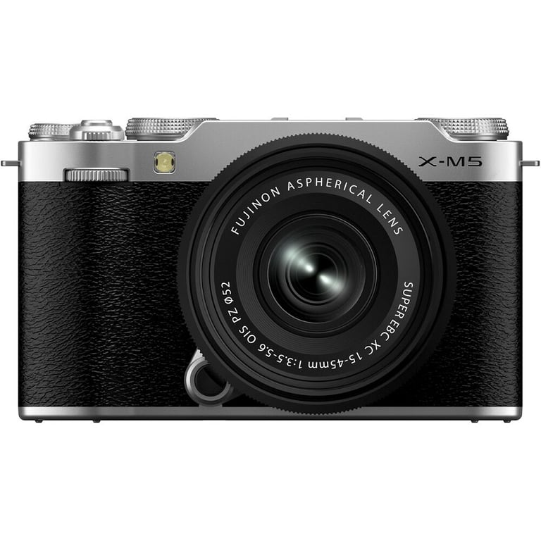 Máy ảnh Fujifilm X-M5 Kit XC 15-45mm F3.5-5.6 OIS PZ Bạc