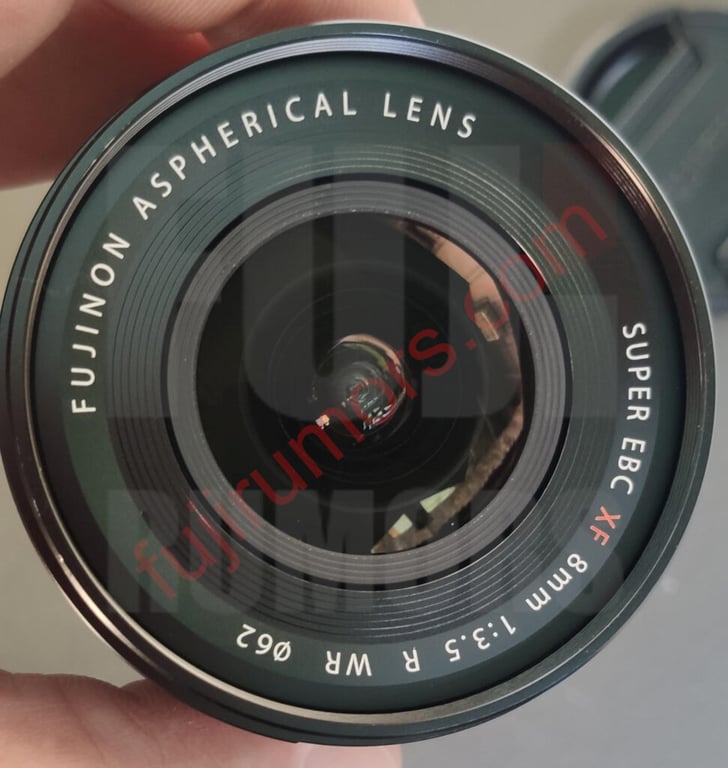 Rò rỉ hình ảnh lens Fujifilm XF 8mm f3.5 R WR mới