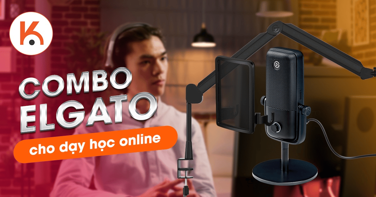 Mách bạn combo âm thanh Elgato chuẩn mực cho dạy học online