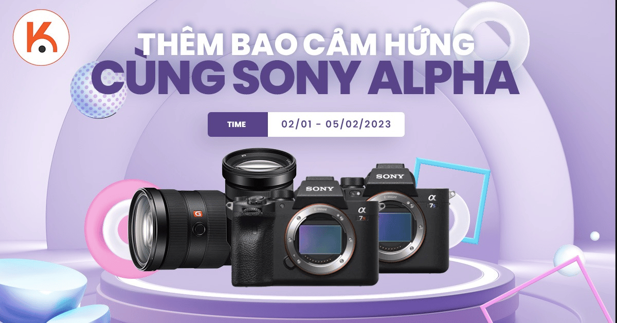 Thêm bao cảm hứng cùng Sony Alpha