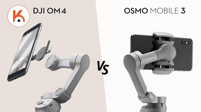 DJI OM 4 và DJI Osmo Mobile 3: So sánh giữa hai gimbal điện thoại