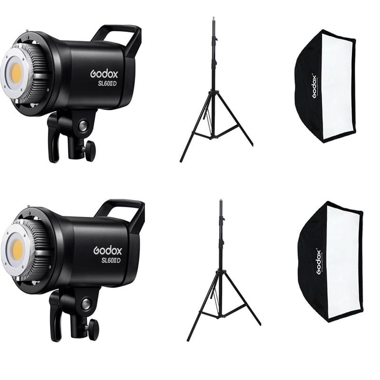 Bộ kit 2 đèn led Continuous Light Godox SL60 II D