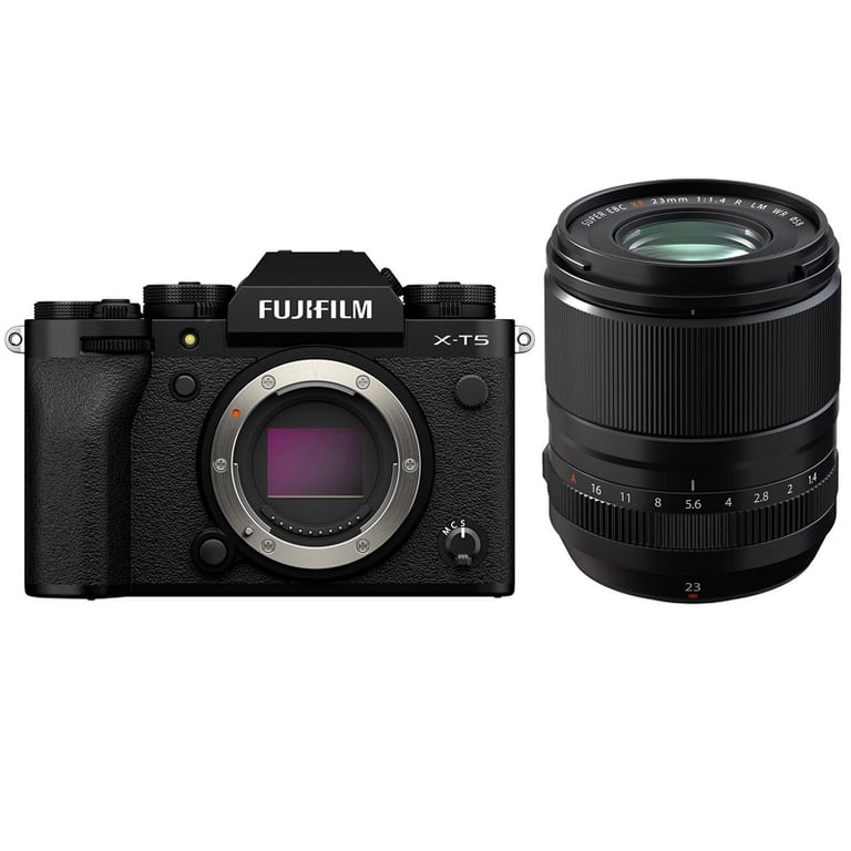 Fujifilm X-T5 Body + Fujifilm XF 23mm F1.4 R LM WR