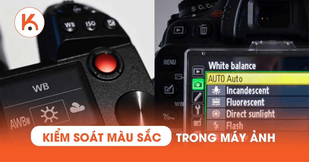 Phương pháp kiểm soát màu sắc trong máy ảnh bằng các công cụ có sẵn