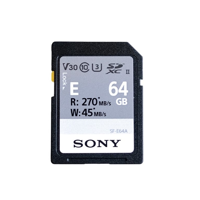 Thẻ nhớ SDXC Sony 64GB 270Mb/45Mb/s (SF-E64A//T)