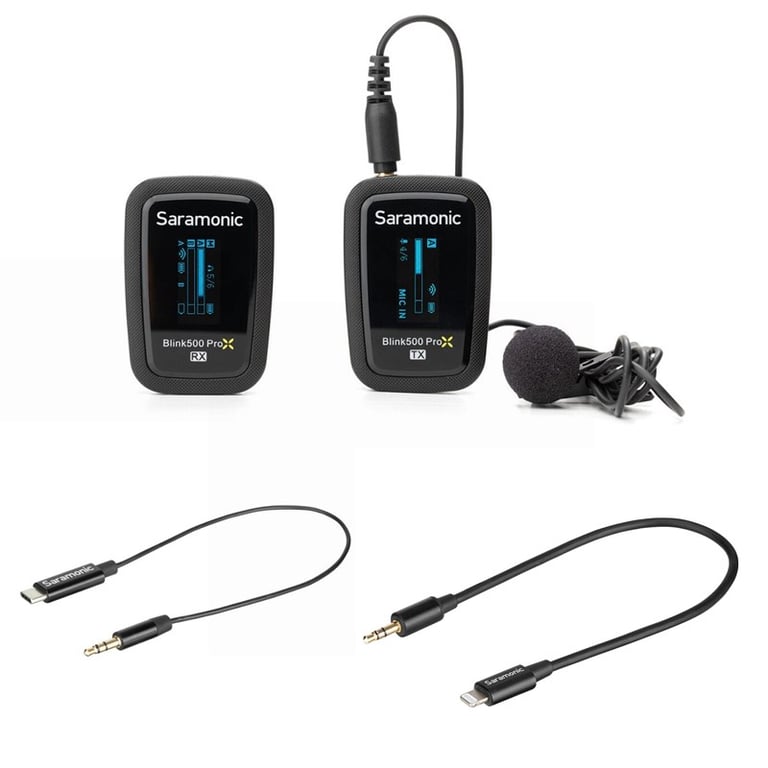 Microphone Saramonic Blink 500 ProX B1 + SR-C2000 + SR-C2001