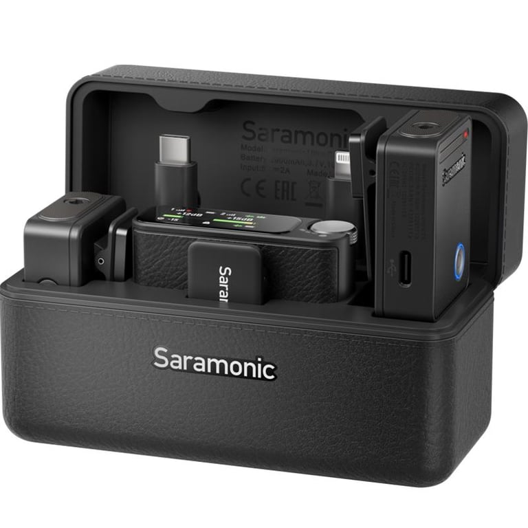 Microphone Saramonic Ultra ( 2TX + 1RX ) Đen