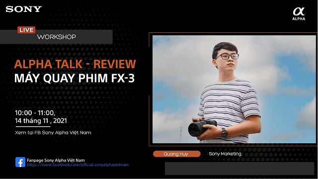 Trải nghiệm nhiếp ảnh chuyên nghiệp với chuỗi workshop tháng 11 của Sony Alpha
