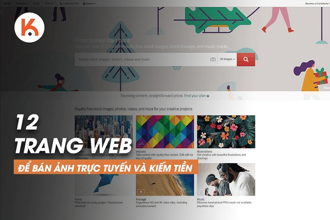 12 trang web tốt nhất để bán ảnh trực tuyến và kiếm tiền