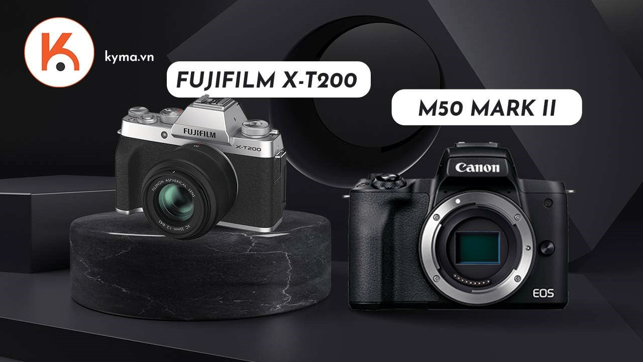 Cái nào tốt hơn, Canon EOS M50 Mark II hay Fujifilm XT-200?