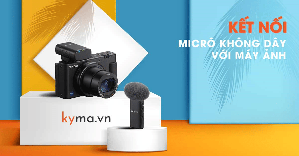 Hướng dẫn cách kết nối micro với máy ảnh