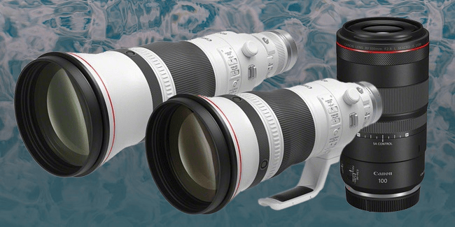 Canon ra mắt 3 ống kính RF mới: RF 100mm F2.8L Macro, RF 400mm F2.8L và RF 600mm F4L IS USM