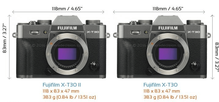 Fujifilm X-T30 II vs Fujifilm X-T30: So sánh toàn diện