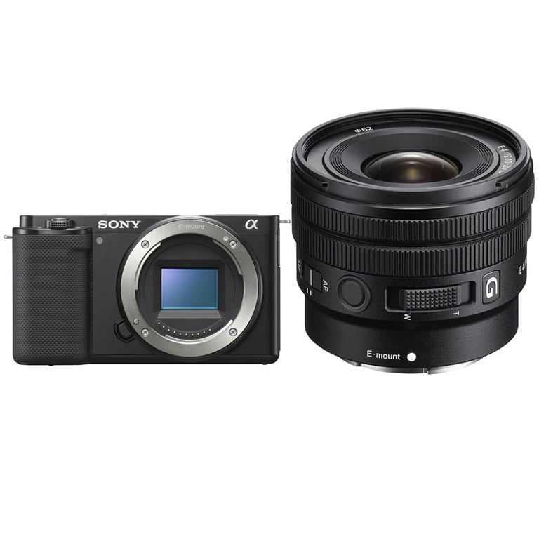 Sony ZV-E10 Body + Sony E PZ 10-20mm F4 G