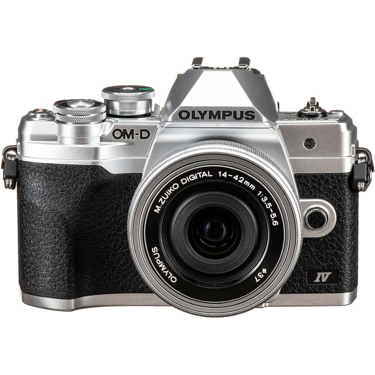 Máy ảnh OM System OM-D E-M10 Mark IV kit ED 14-42mm F3.5-5.6 EZ/ Bạc
