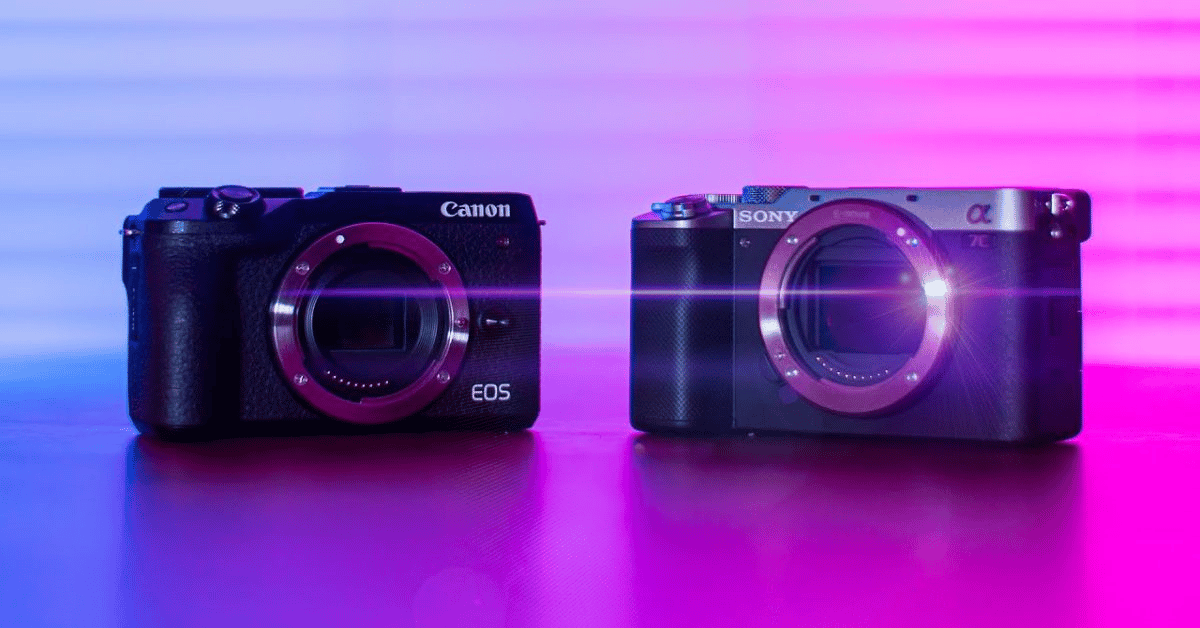Sự khác biệt giữa Sony a7C vs Canon M6 Mark II