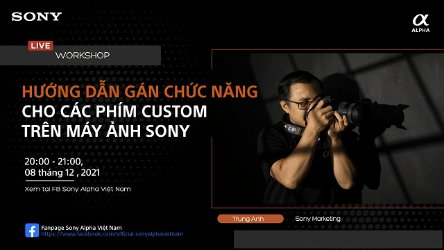 Chờ đón chuỗi online workshop tháng 12 của Sony Alpha