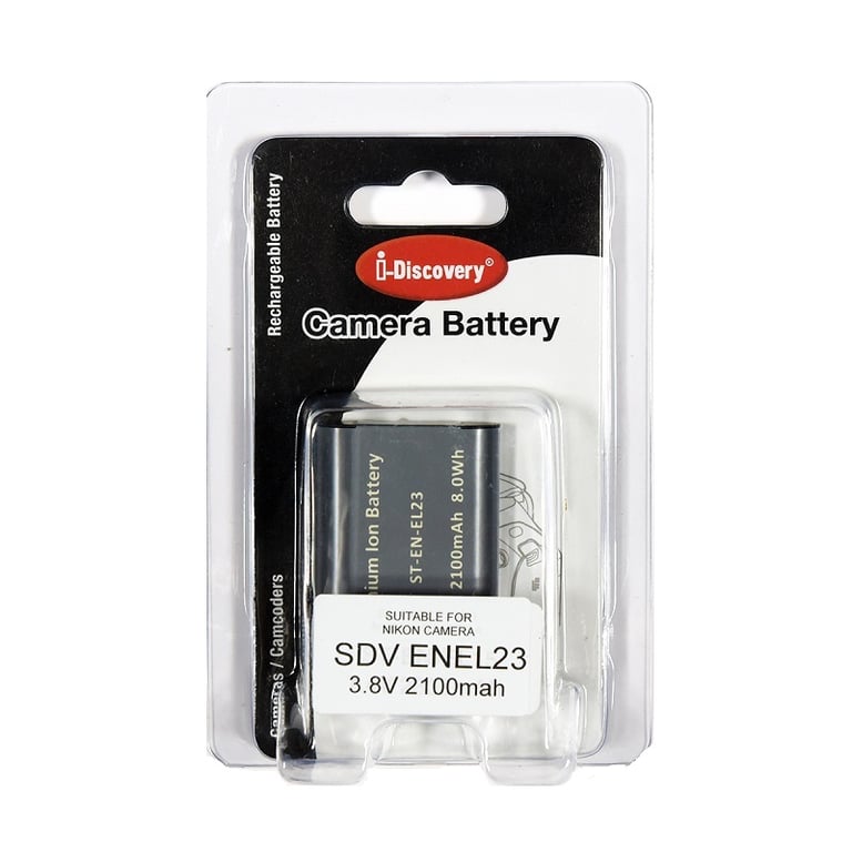 Pin i-Discovery EN-EL23 cho Nikon Coolpix P900, P950, B700, P610, P600...