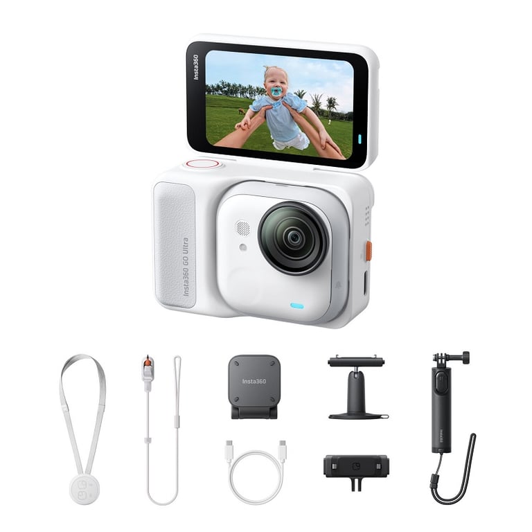 Máy quay Insta360 GO Ultra Creator Bundle Arctic White