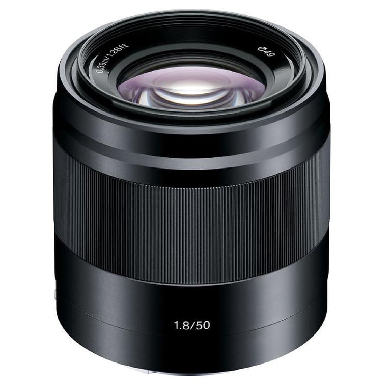 Ống kính Sony E 50mm F1.8 OSS / SEL50F18/ Đen