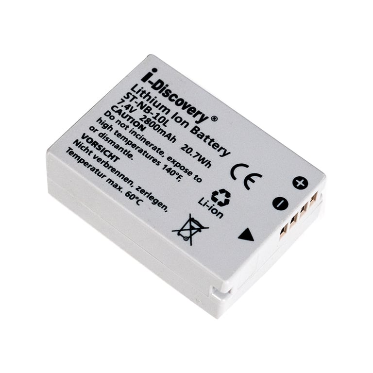 Pin i-Discovery NB-10L cho Canon SX40, SX50, G15, G16, G1X