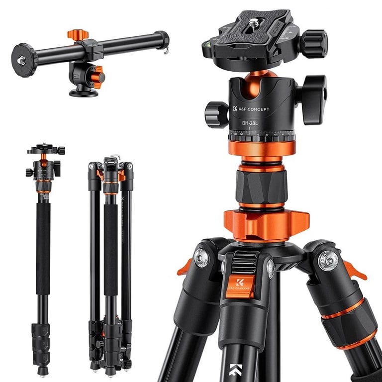 Chân máy ảnh K&F Concept K234A7 + BH-28L KF09.087V6