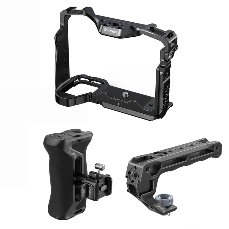 Combo Khung Quay Phim SmallRig Cage 3667C + Tay Cầm 4017 + Top Lite 3765  for Sony A7M5 / A7M4 / A7R4 / A7R5 / A7S3 / A1