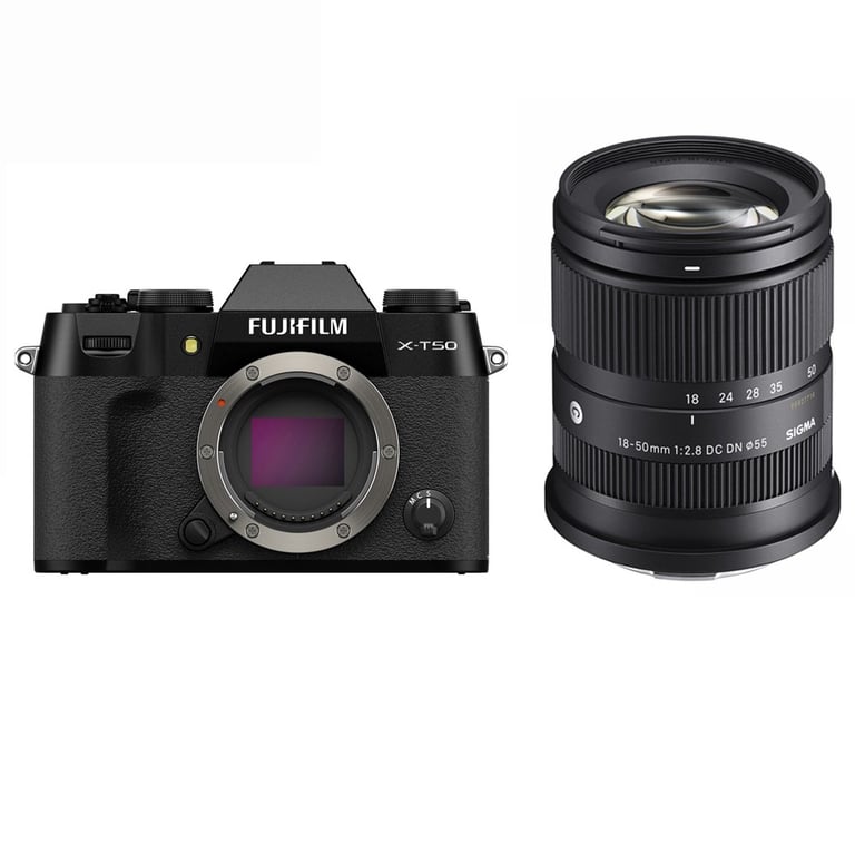 Fujifilm X-T50 Body + Sigma 18-50mm F2.8 DC DN ( C ) for Fujifilm X