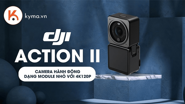DJI ra mắt DJI Action 2: Camera hành động dạng module nhỏ với 4K120