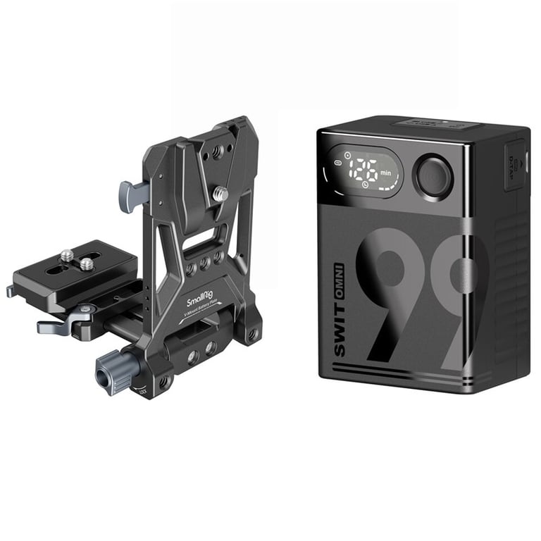 Bộ đế gắn Pin SmallRig Compact V-Mount Battery 4064B + Pin Swit V-Mount OMNI-99