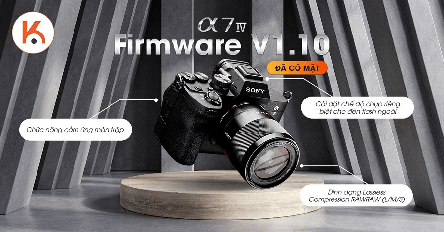 Sony ra mắt bản cập nhật firmware v1.10​ cho Sony A7 IV