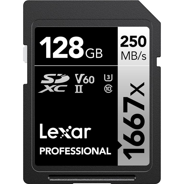 Thẻ nhớ SDXC Lexar Professional 1667x UHS-II V60 128GB 250MB/ 120 MB/ s