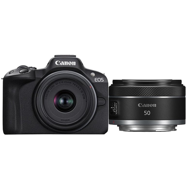 Máy ảnh Canon EOS R50 Kit RF-S18-45mm + RF 50mm F1.8 STM