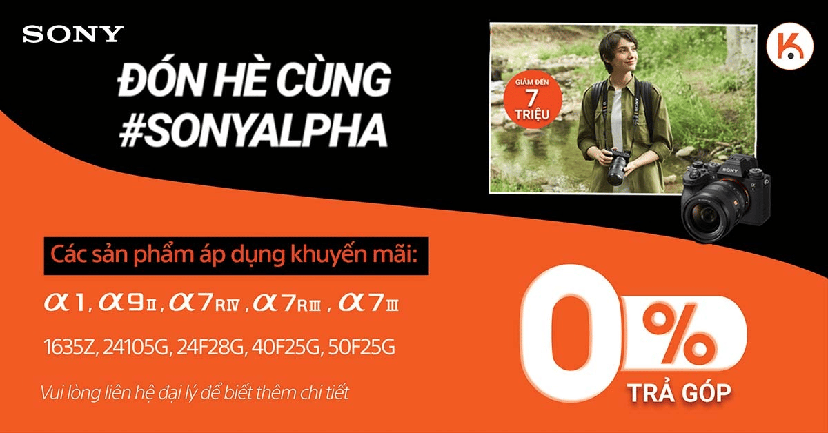 Đón hè cùng Sony Alpha - Nhận ưu đãi thả ga
