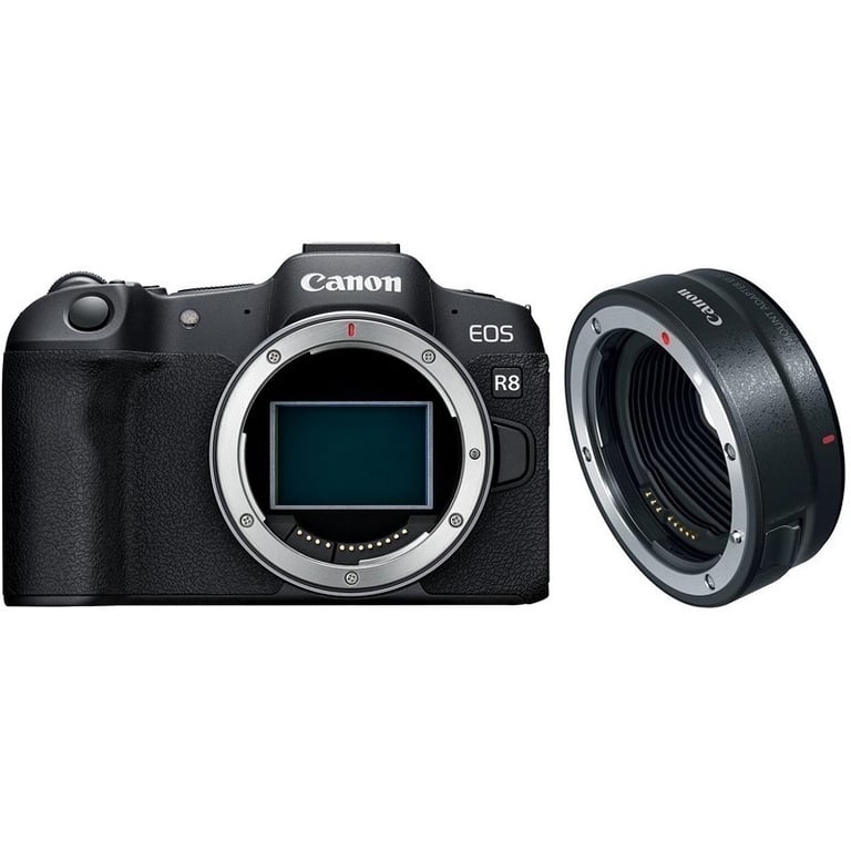 Máy ảnh Canon EOS R8 Body + Ngàm chuyển Canon EF sang EOS R (EF-EOS R)