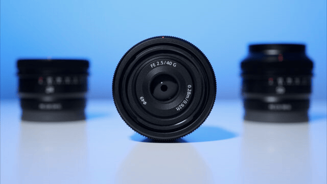 Sony ra mắt bộ ba ống kính một tiêu cự nhỏ gọn mới Sony 24mm F2.8 G, 40mm F2.5 G và 50mm F2.5 G