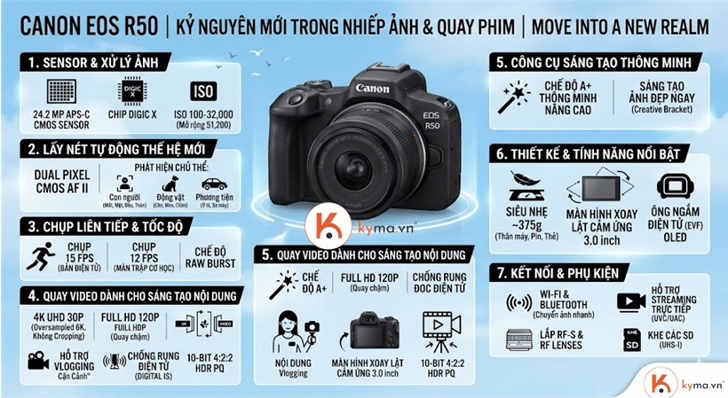 canon r50 InfoGraphic