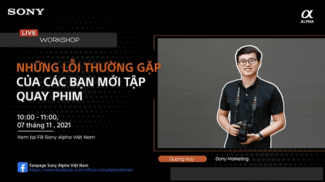 Trải nghiệm nhiếp ảnh chuyên nghiệp với chuỗi workshop tháng 11 của Sony Alpha